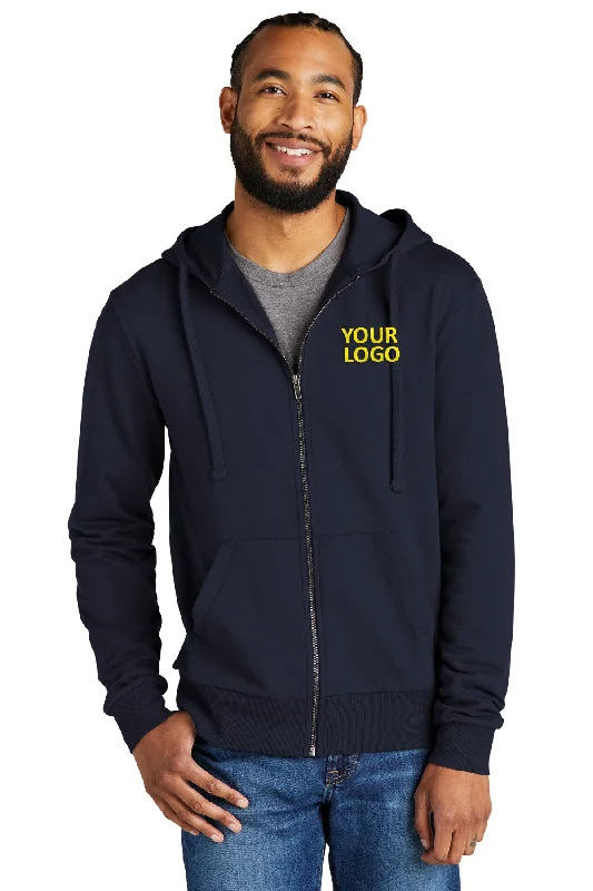 Weekend Comfort Wear Allmade Unisex Organic French Terry Full-Zip Hoodie, Night Sky Navy