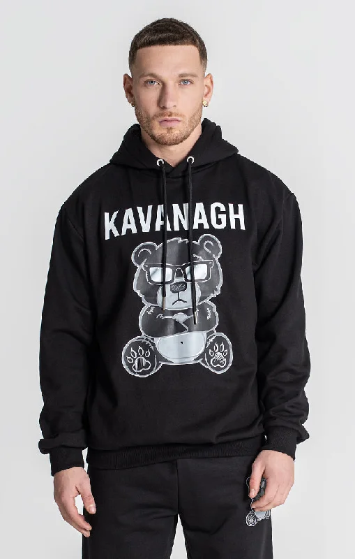 Sports Fashion Black Mad Bear Hoodie