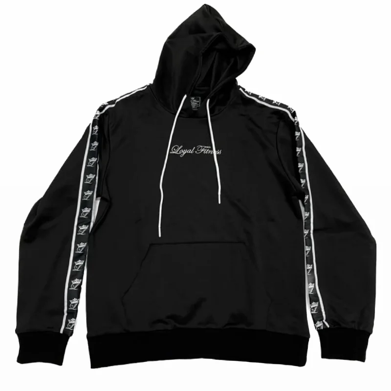Ethnic Style Black Hoodie