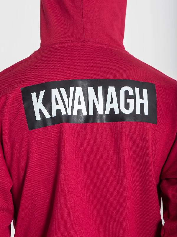 Street Cool Burgundy Alert Hoodie
