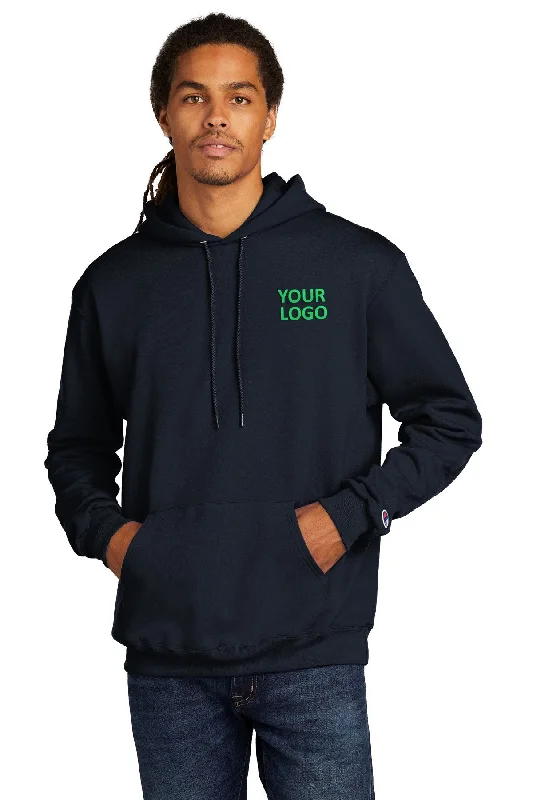 Cozy Fashion Trends Champion Eco Fleece Pullover Hoodie, Navy