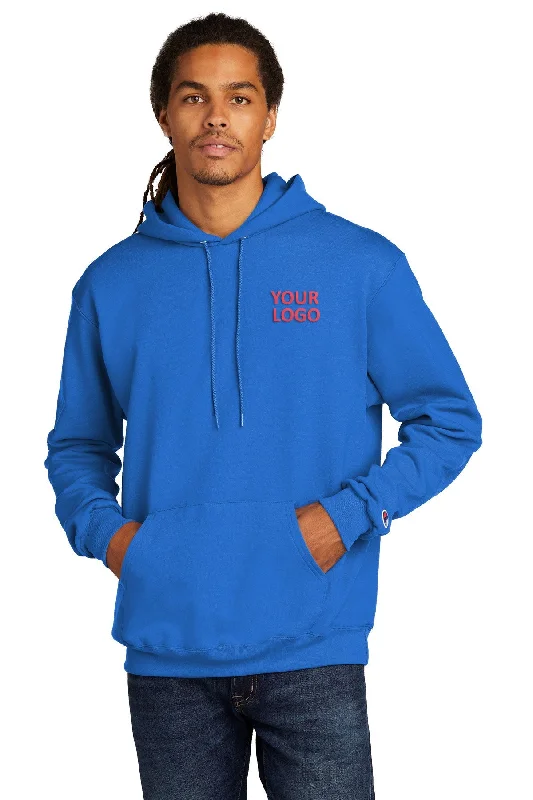 Timeless Outfits Champion Eco Fleece Pullover Hoodie, Royal Blue