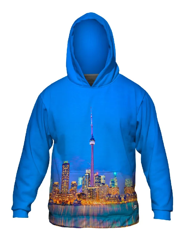 Moisture wicking Cn Toronto Tower At Night