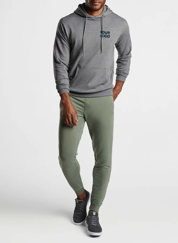 Comfortable Fashion Looks Peter Millar Lava Wash Custom Hoodies, Gale Grey