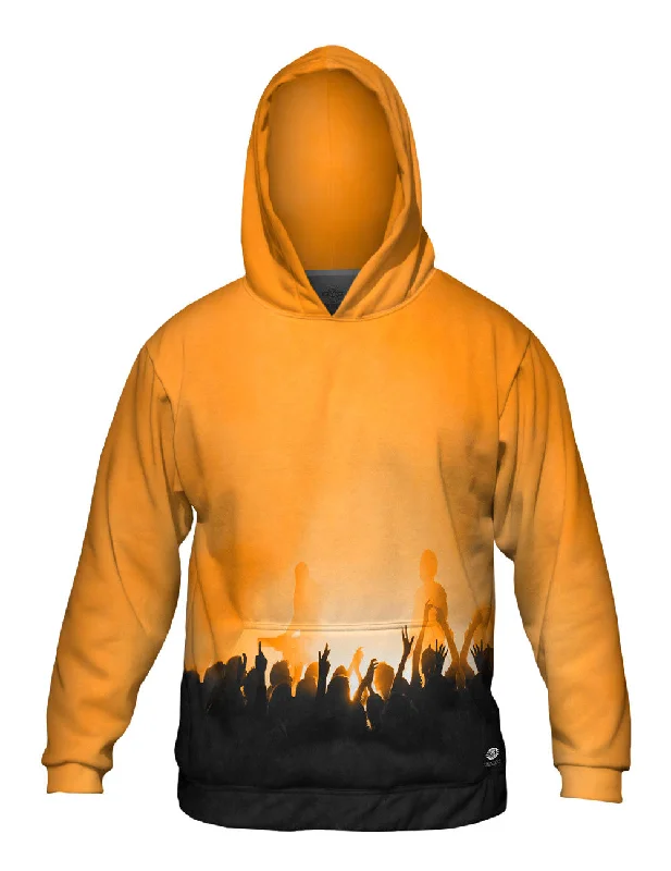 Relaxed Jackets Edm Music Makes The Crowd Orange