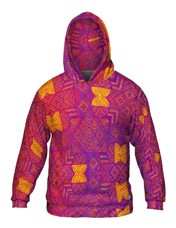 Sporty Comfort Eugene Andolsek  - "Just Folk African Cloth Popart Red"