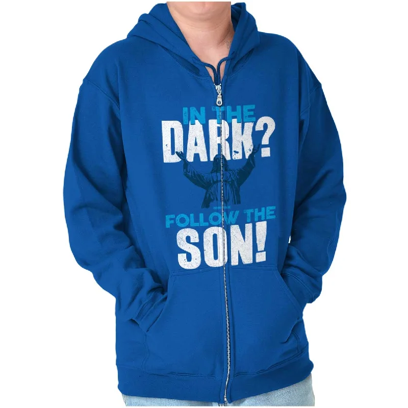 Cozy Outerwear Follow the Son Zip Hoodie