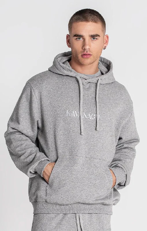 Soft And Comfortable Grey Cloudy Hoodie