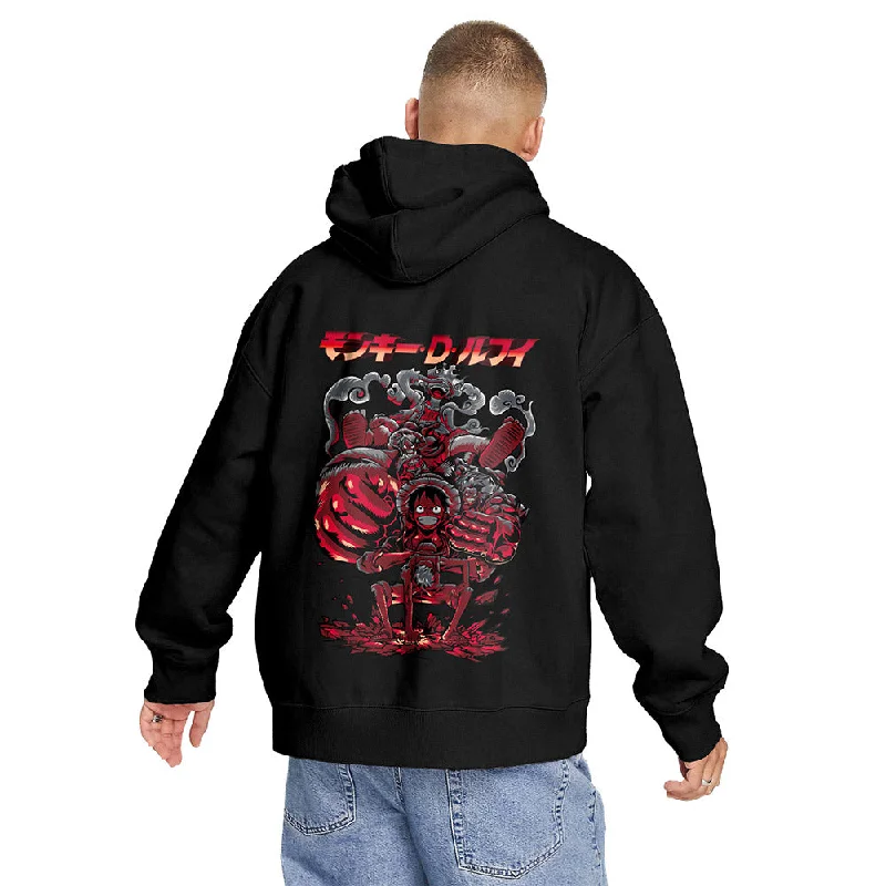 Luffy's Gears Hoodie ( Front & Back)