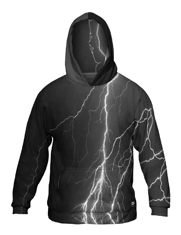 Lounge Wear Lightning Storm Black White
