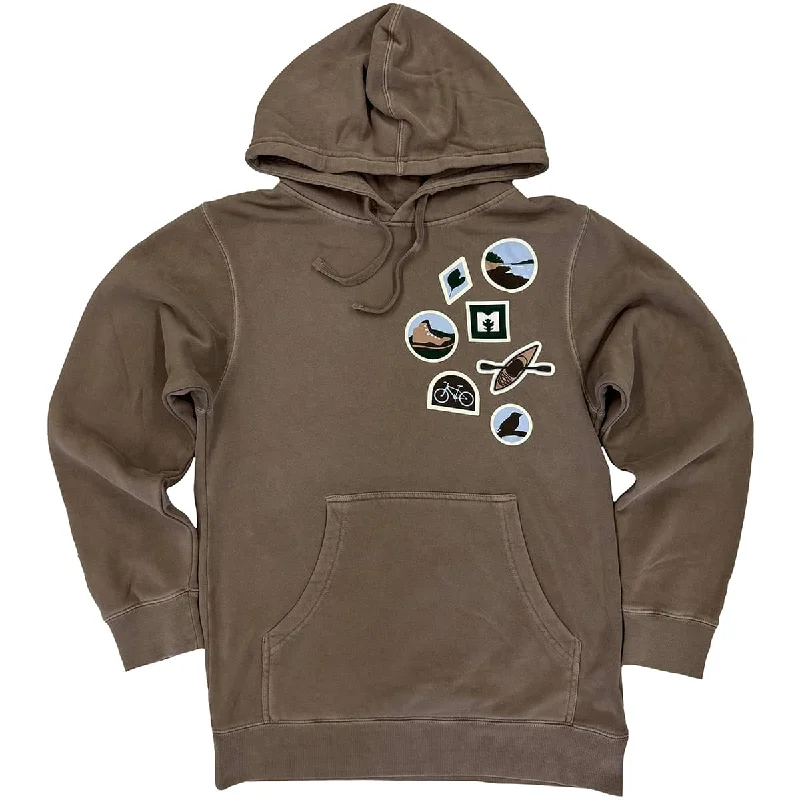 Metroparks Toledo Vintage Faux Patch Hoodie