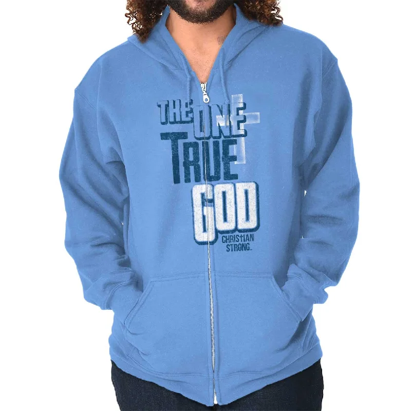 All-Day Wear One True God Zip Hoodie