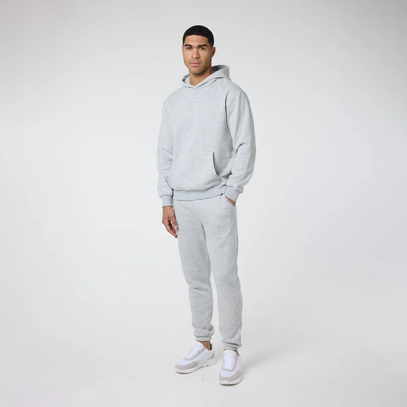 Relaxed Fit Tracksuit | Grey Marl