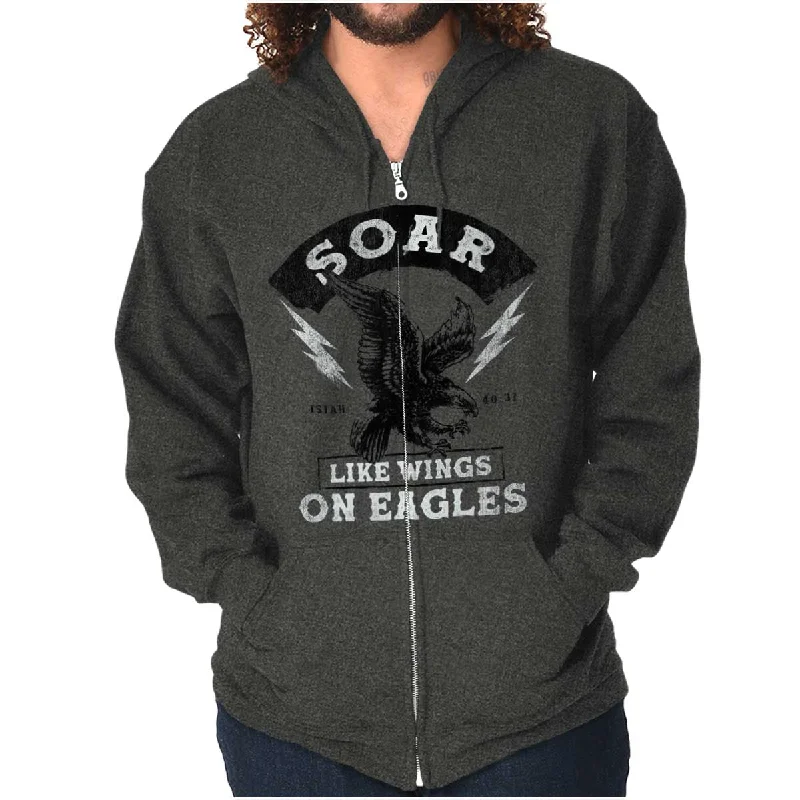 Sports And Leisure Soar Like Eagles Zip Hoodie
