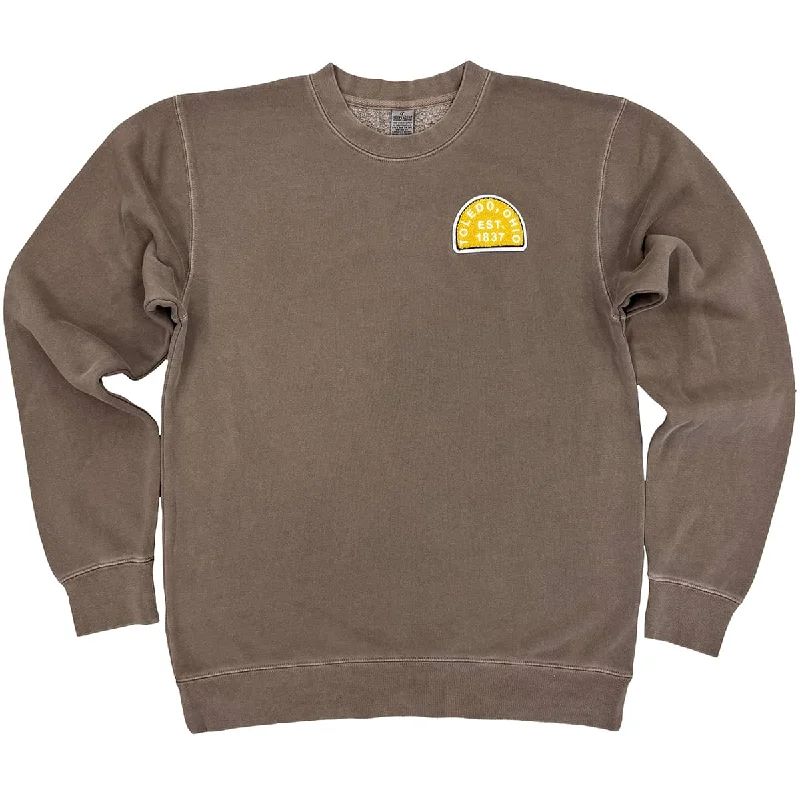 Toledo Ohio Chenille Patch Sweatshirt