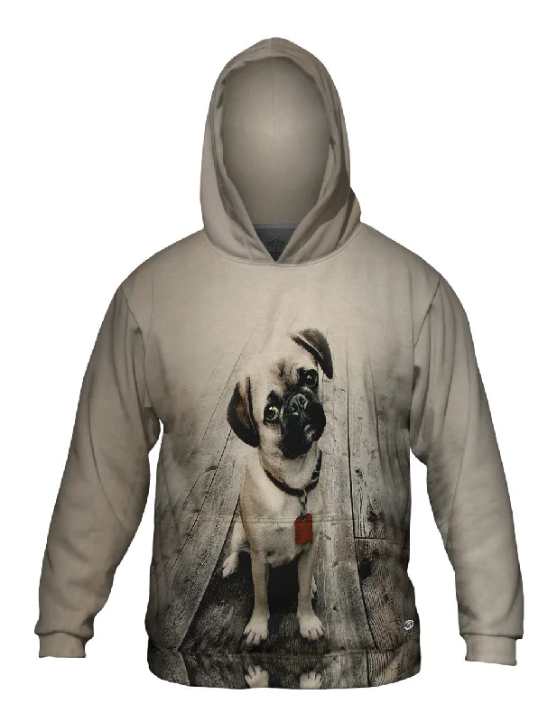 Luxury Temperament Vintage Wood Pug