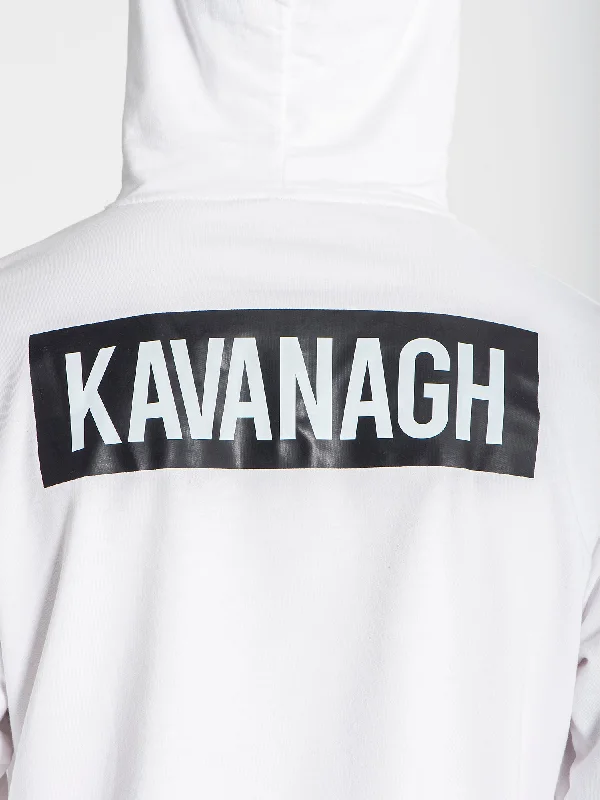 Street Fashion White Alert Hoodie