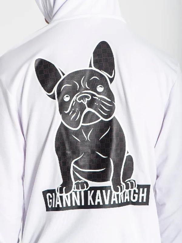 High-end Design White Clone Woof Hoodie