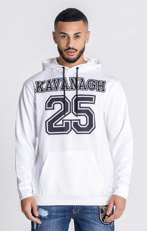 Fashionable Items White GK25 Oversized Hoodie