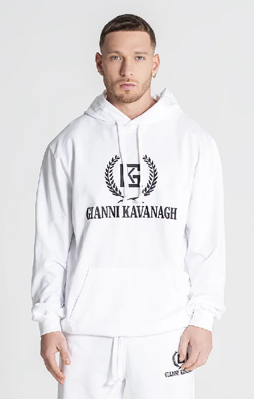 Perfect Tailoring White Unity Oversized Hoodie
