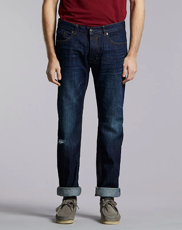 Preview New Products PHOENIX PENN SLIM DENIM JEAN | DARK INDIGO VINTAGE WASH