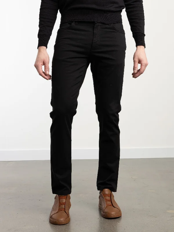 Summer Comfort Black Stretch Roccia Jeans