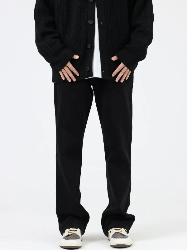 Sports Trend Bootcut Washed Clean-Fit Jeans