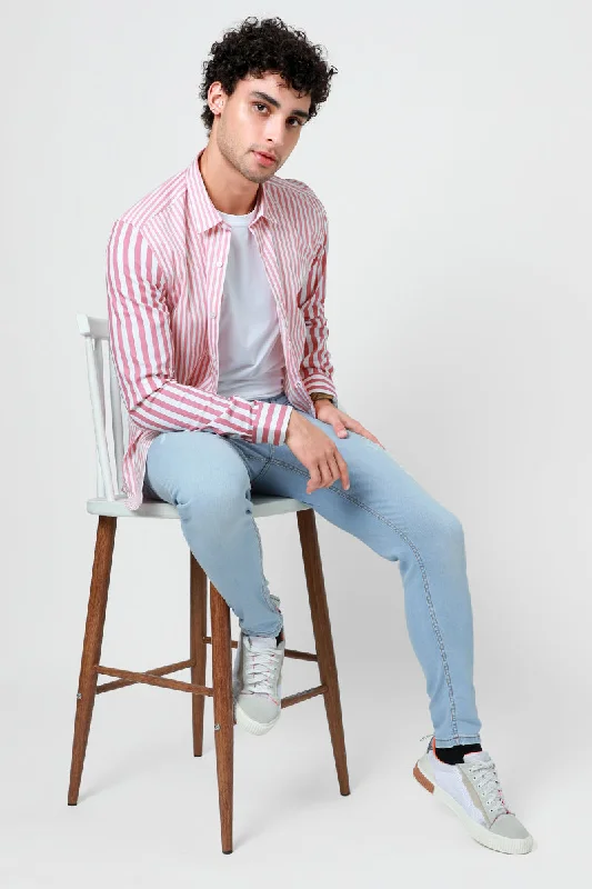 Elegant And Simple Burly Ocean Blue Denim