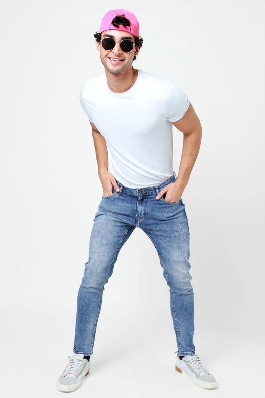 Sports Design Burly Pebble Wash Blue Denim