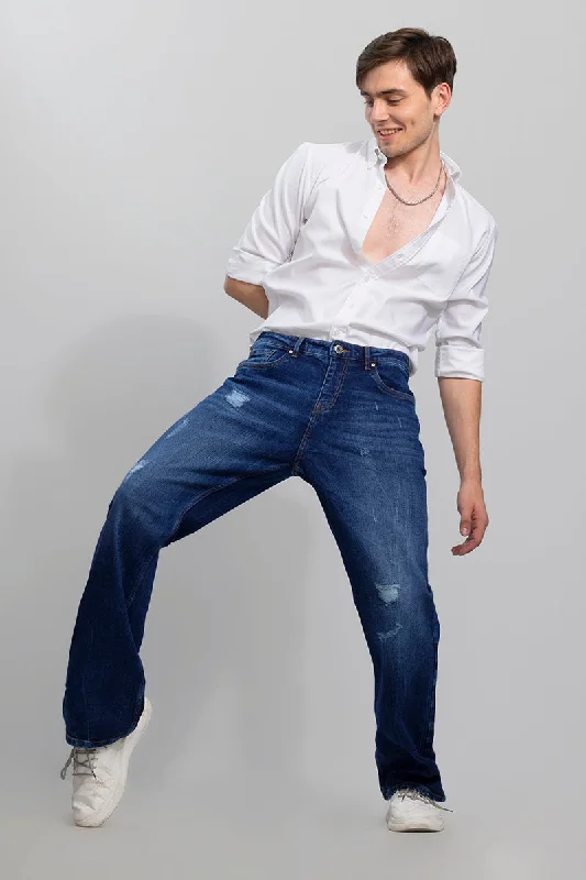 Light Fit Dalton Pebble Blue Bootcut Jeans