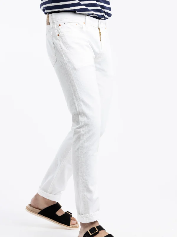 Relaxed Dresses Deckwash White Sullivan Slim Garment-Dyed Jean
