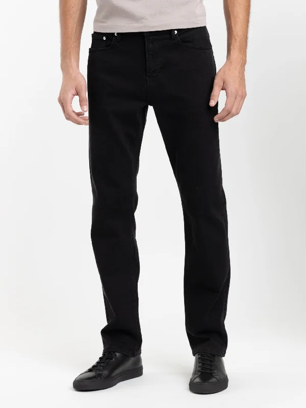 Cozy Dress Jetset Modern Straight Jeans in Noir