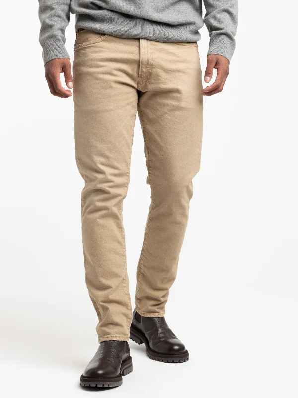 Editorial Design Khaki Brown Sullivan Slim Stretch Jean