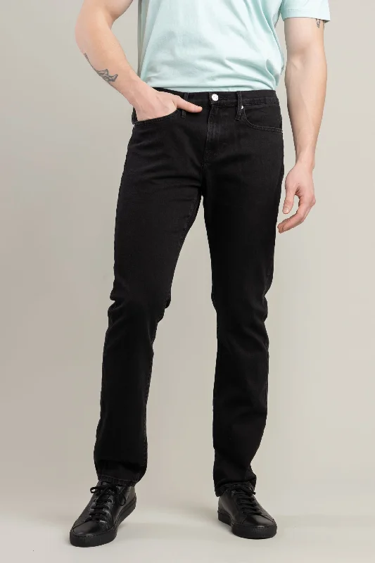 Soft Tops L'Homme Slim Jeans in Noir