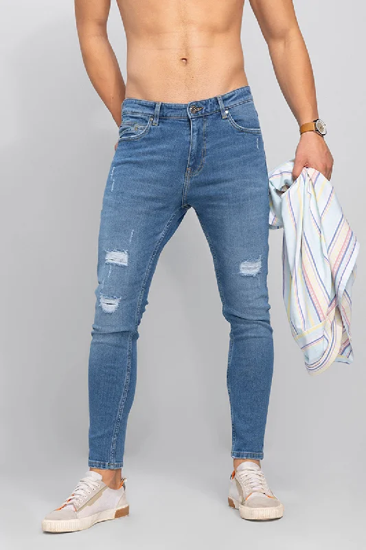 Simple Looks Noah Sky Blue Skinny Jeans