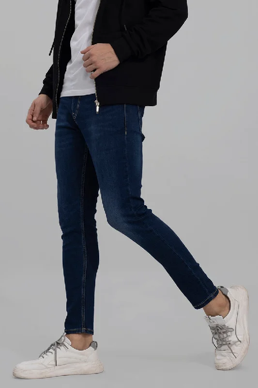 Stylish Wear Rebel Dark Blue Skinny Jeans