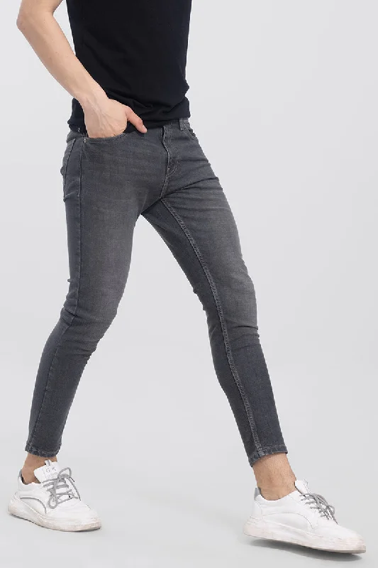 Stylish Comfort Ricky Ash Grey Skinny Jeans