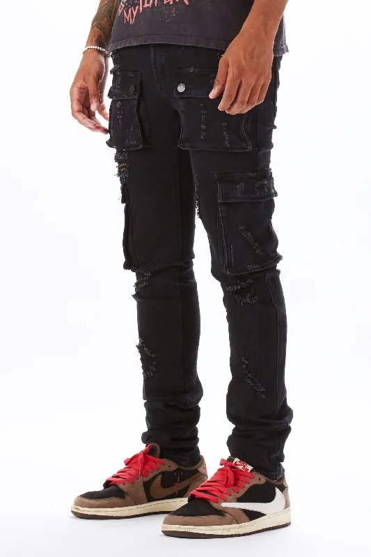 Kap Black Cargo Jean