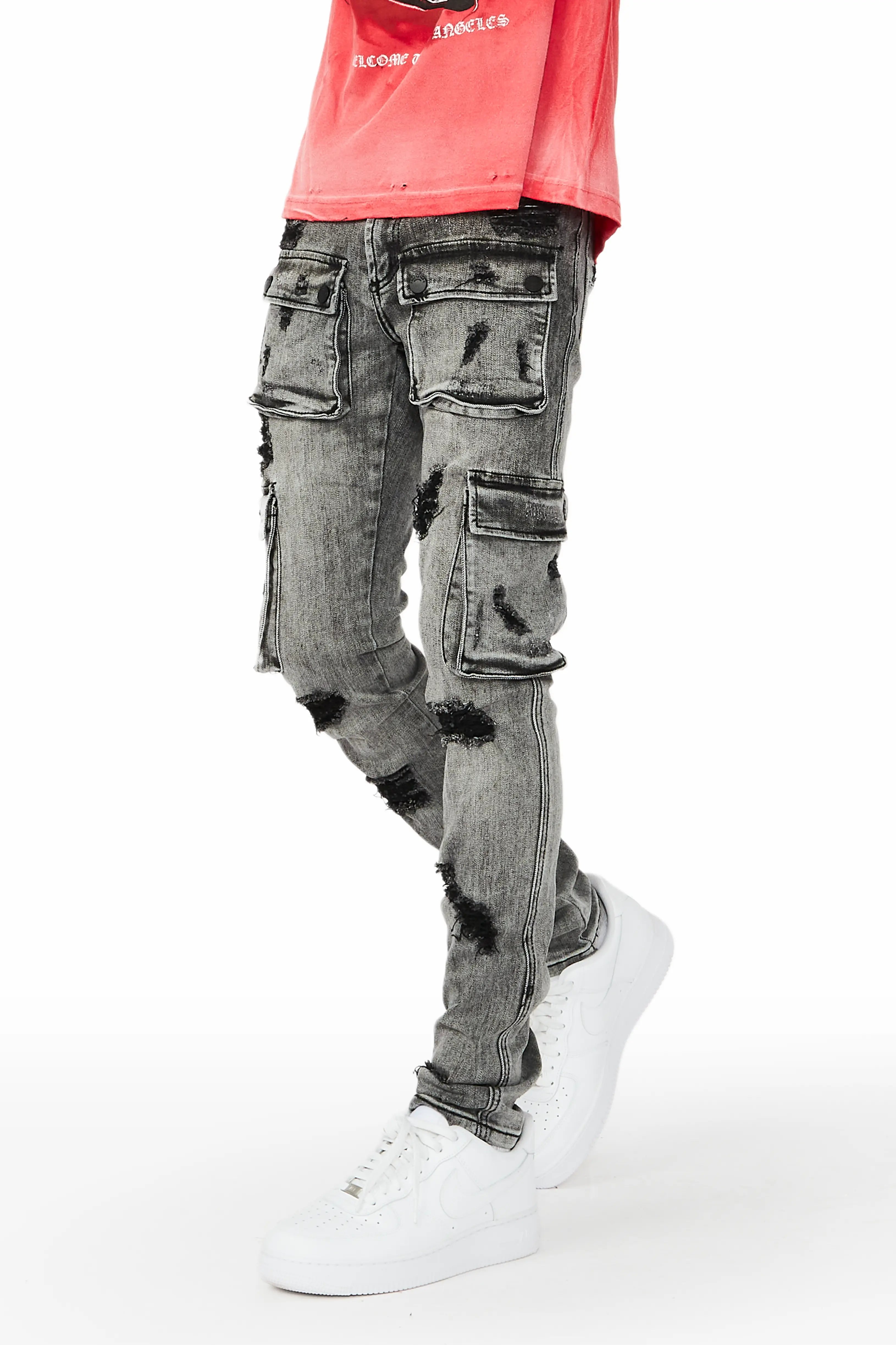 Lazy Home Kap Grey Cargo Jean