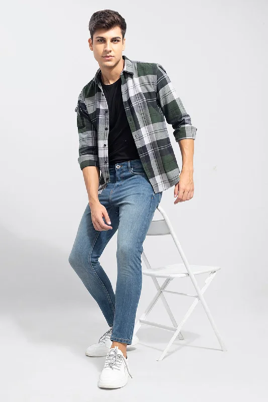 Comfortable Looks Studlish Sky Blue Skinny Jeans
