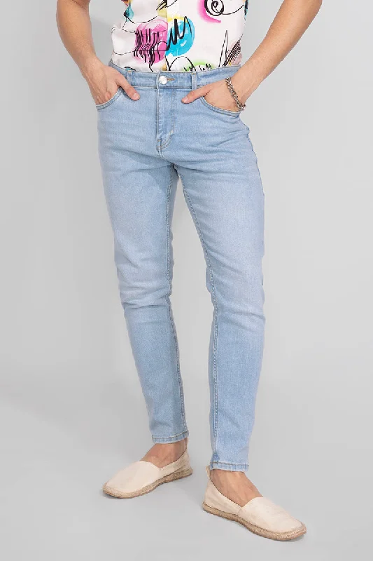 Modern Comfort Wear Theo Sky Blue Jeans