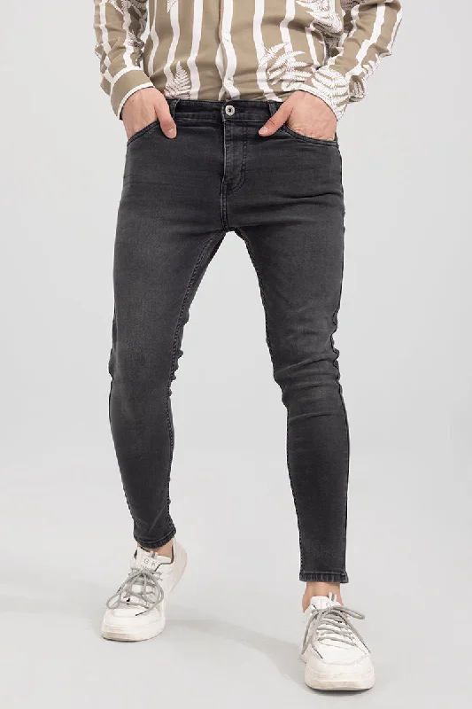 American Style Tone Charcoal Black Skinny Jeans