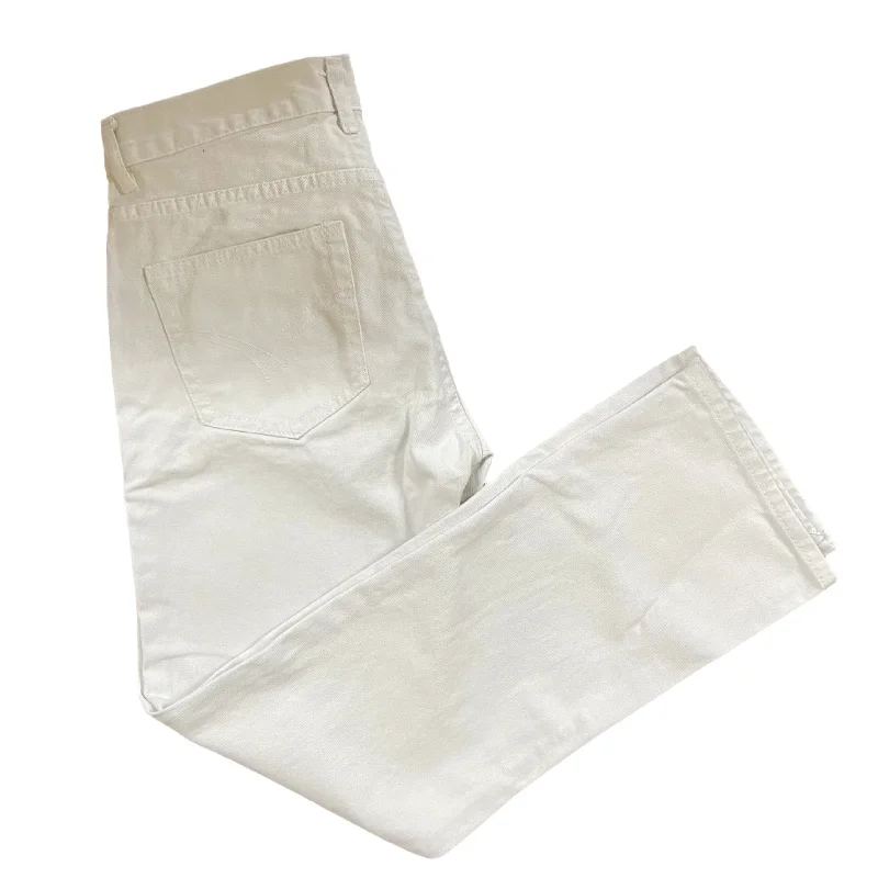 Minimal Style White Jeans