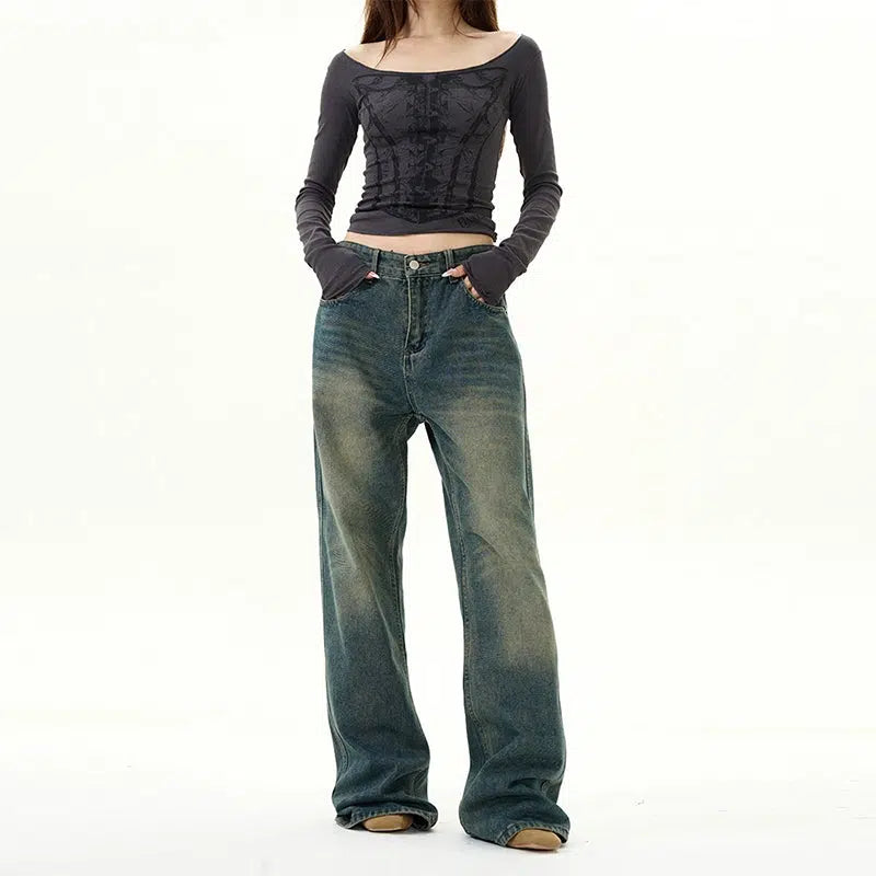 All-Day Style Wide-Leg Denim Pants