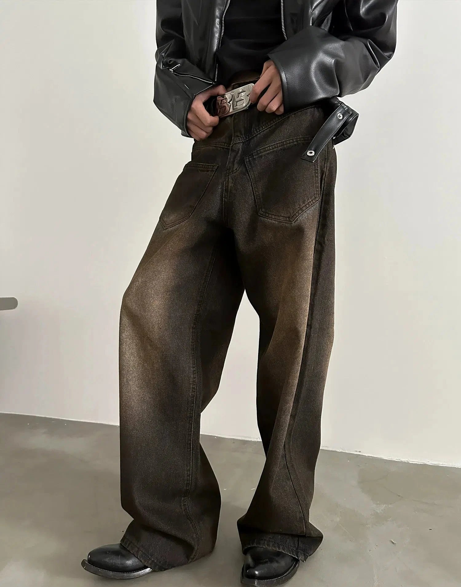 Modern Comfort Wide-Leg Denim Pants