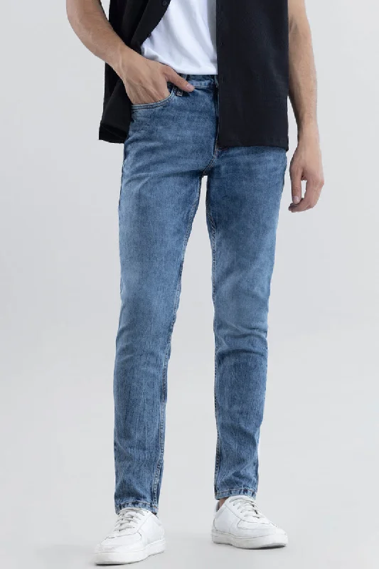 Wispy Pebble Blue Slim Fit Jeans