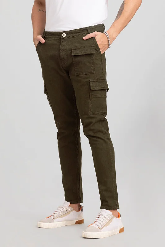 Basic Version Xavie Brown Cargo Jeans