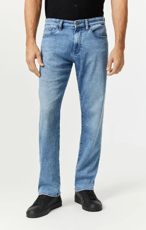 Lace Design Zach Straight Leg Jean | Light Tonal Brushed Supermove