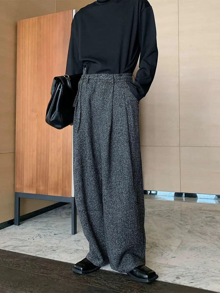 Easy Fashion Wide-Leg Pleated Pants