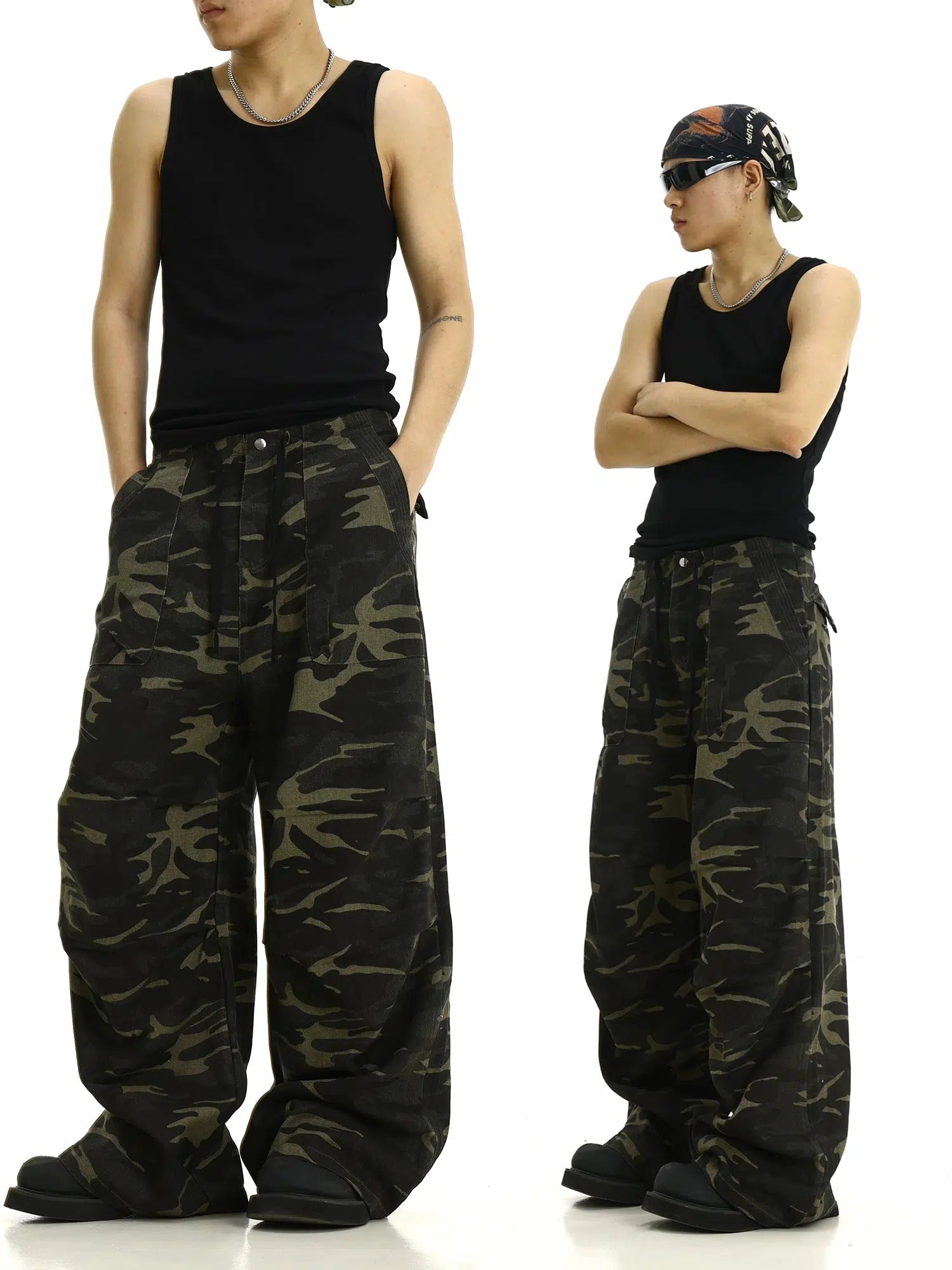 New Autumn And Winter Styles Baggy Camouflage Cargo Pants